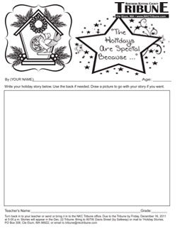 2011 Holiday Essay Form