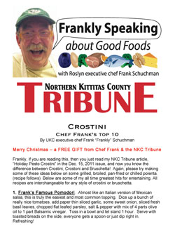 Chef Frank’s Top 10 Crostini Recipes