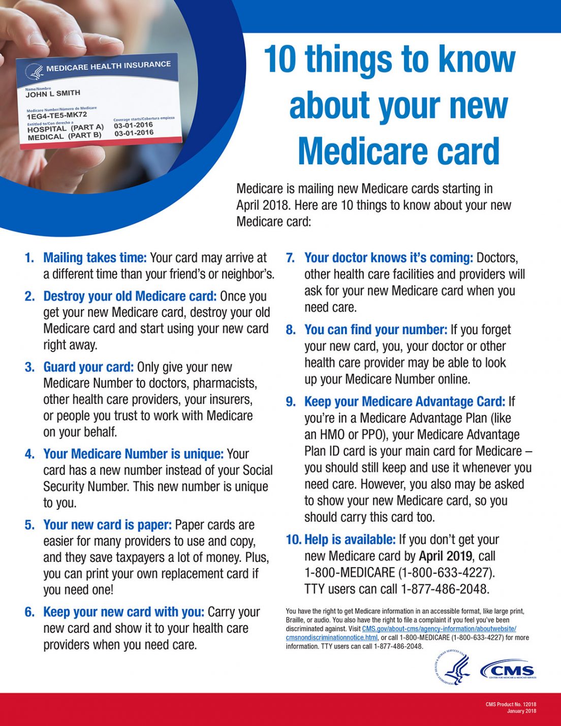 10 things to know about your new Medicare card Northern Kittitas