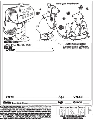 2021 North Pole Letters Form
