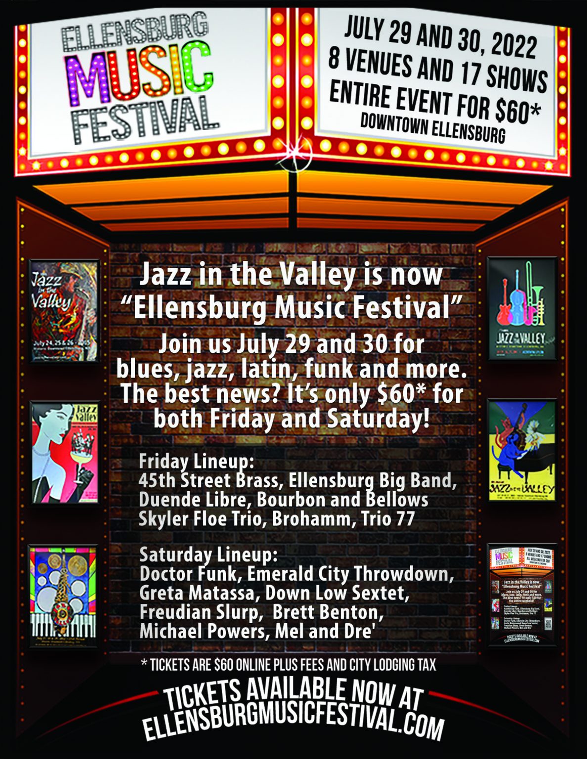 Jazz in the Valley is now “Ellensburg Music Festival” | Northern